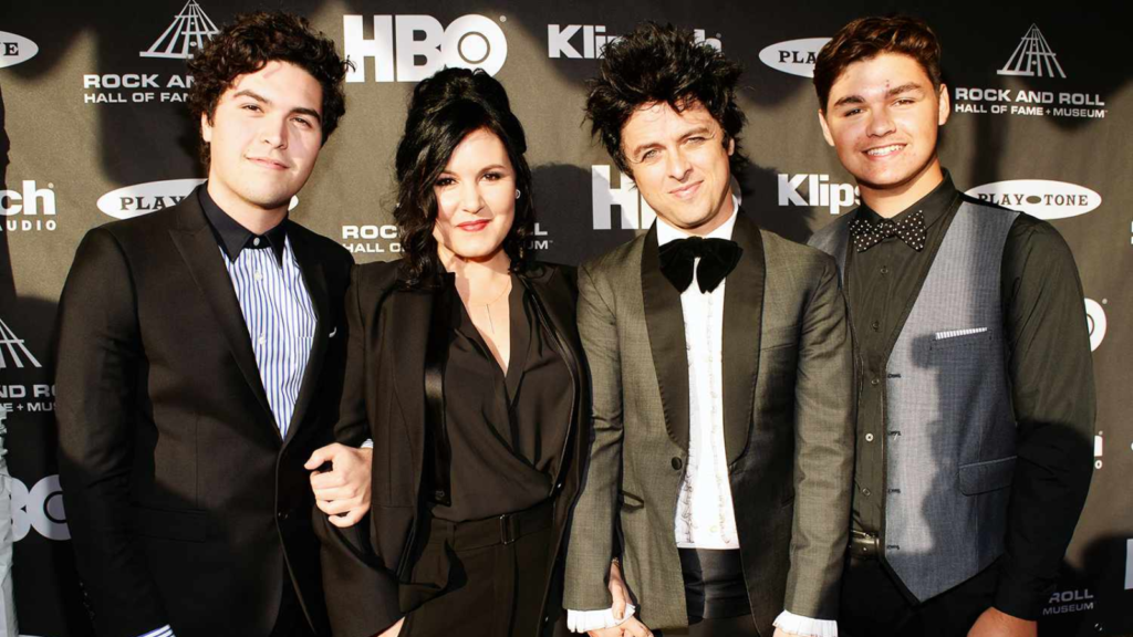 Billie Joe Armstrong with Family